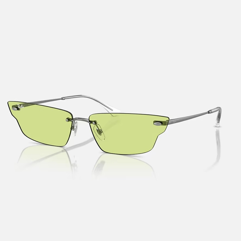 Ray-Ban AHN Women's Green Sunglasses RB3731